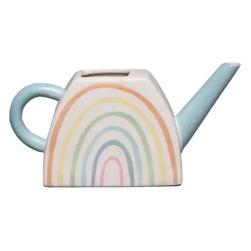Rainbow Ceramic Watering Can