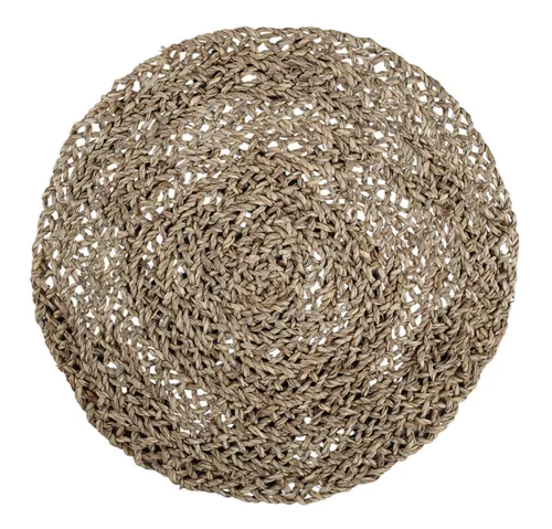 Light Natural Grass Round Placemat