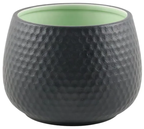 Matte Black Stoneware Bowl