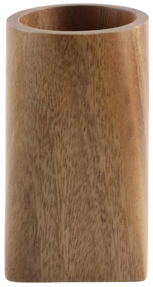 Tapered Wood Pen Cup