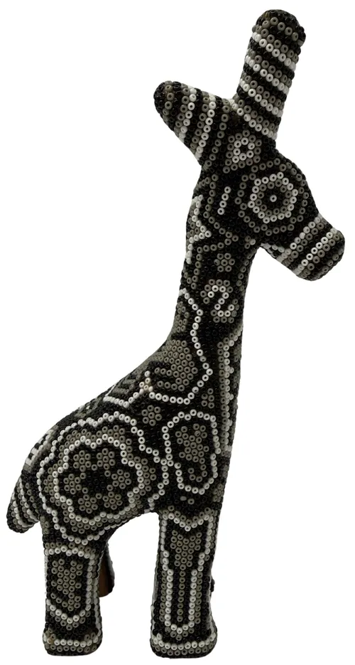 Beaded Giraffe Figure
