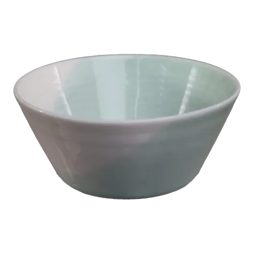 Mint Green & White Swirl Ceramic Small Bowl