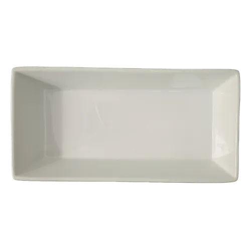 White Rectangular Ceramic Serving Bowl