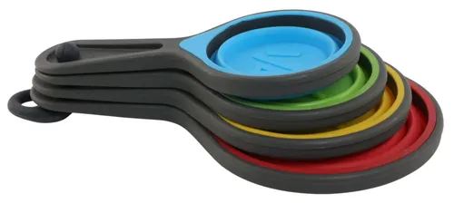 Multicolour Silicone Measuring Cup Set