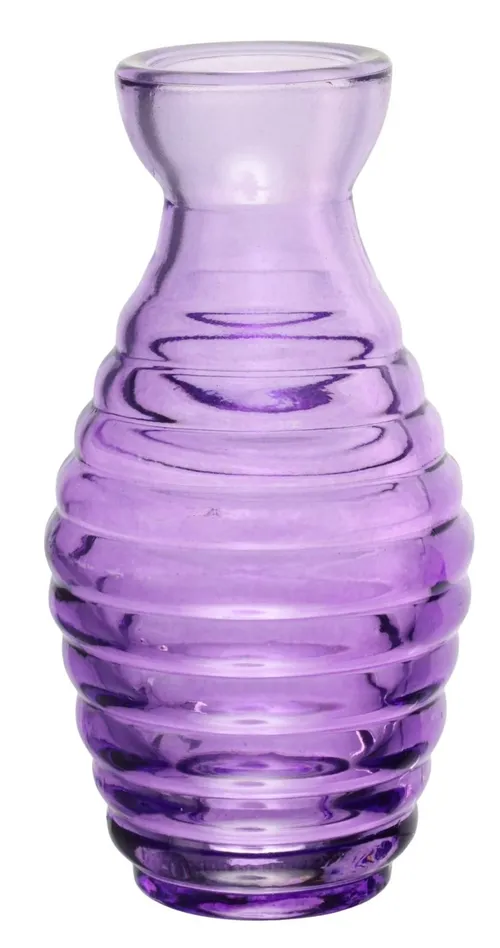Purple Clear Glass Vase Collection - N