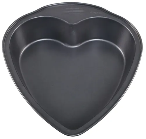 Grey Tin Heart Cake Pan