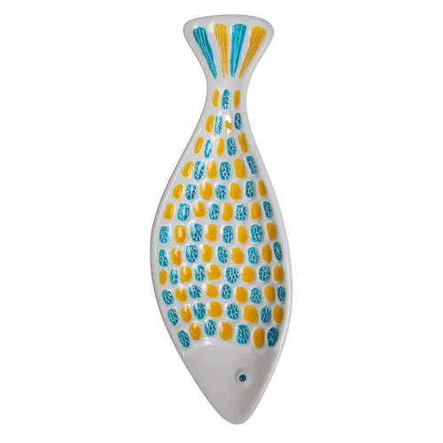 Yellow & Blue Fish Spoon Rest