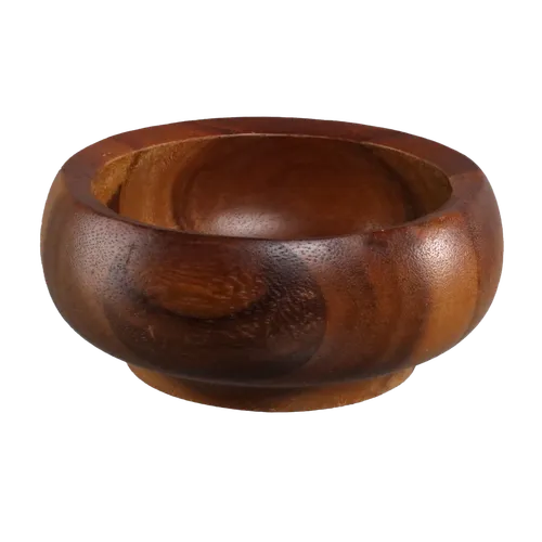 Ochre Acacia Wood Small Bowl