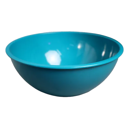 Dark Teal Blue Melamine Nesting Mixing Bowl