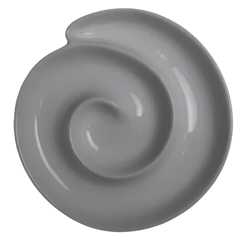 White Snail Shape Olive Dish
