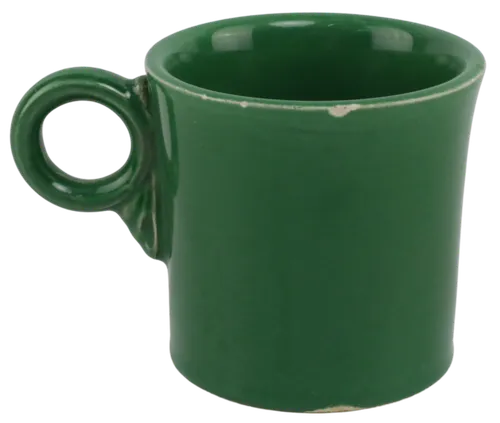 Antique Green Ceramic Mug