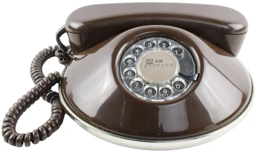 Brown Dawn Rotary Telephone
