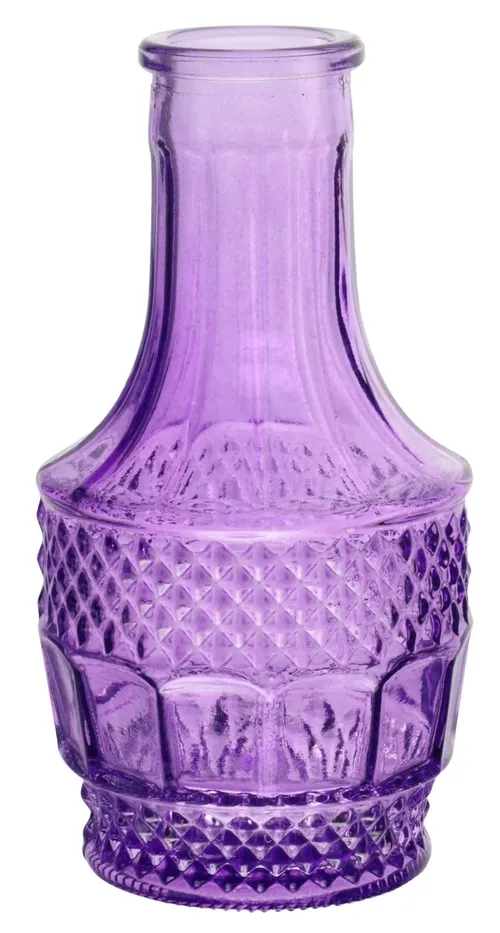 Purple Clear Glass Vase Collection - K