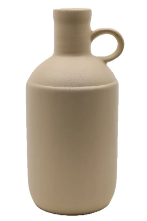 Sandy Moonshine Ceramic Jug Vase