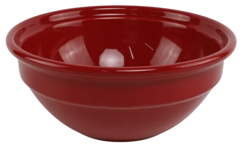 Red Stoneware Mixing Bowl - Small