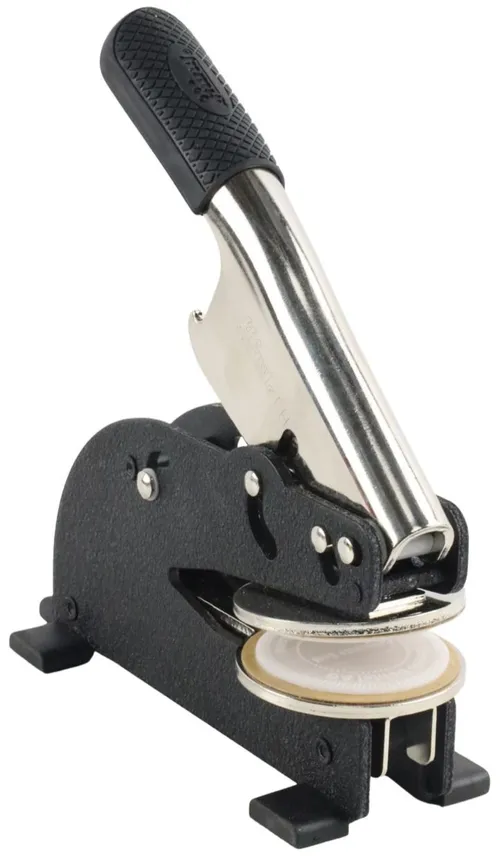 Black Metal Document Seal Embosser