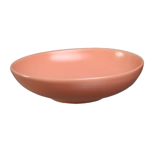 Salmon Shallow Small Bowl
