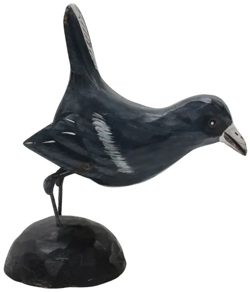 Wood Blackbird On Base