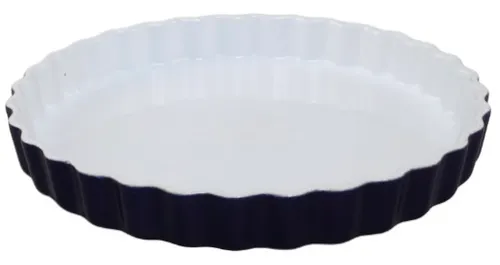 Dark Blue Deep Tart Dish