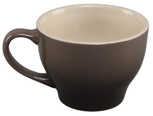 Brown Gradient Ceramic Teacup