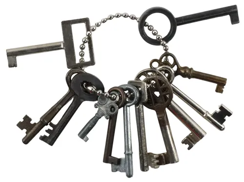 Ring of Antique Skeleton Keys