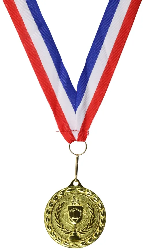 Award Medal On Ribbon - F
