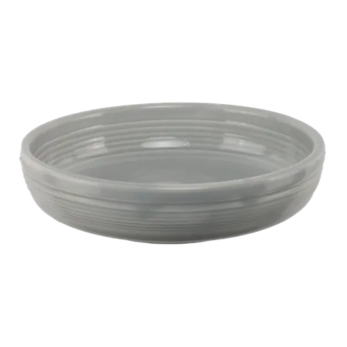Grey Ceramic Low Profile Small Bowl