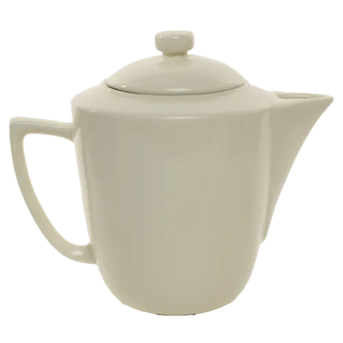 White Ceramic Tall Teapot
