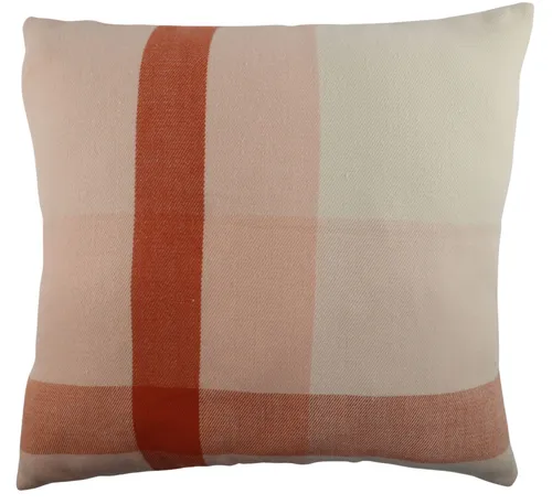 Terra Cotta & Salt Pink Throw Pillow