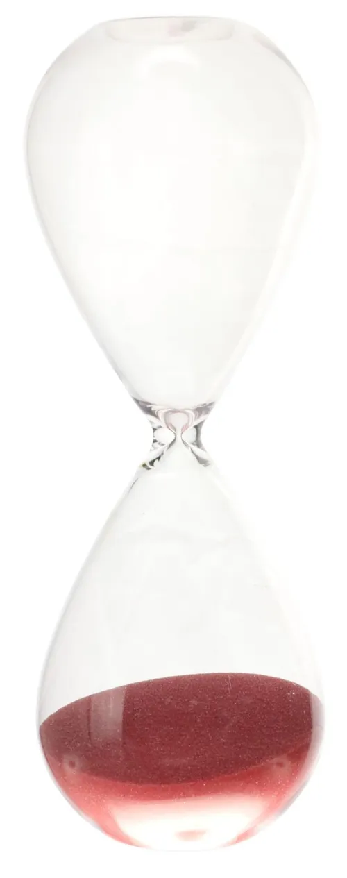 Bright Pink Sand Glass Sand Timer