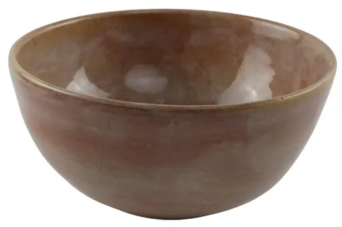 Peach Glazed Decorative Bowl