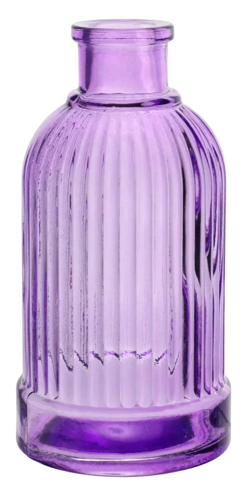 Purple Clear Glass Vase Collection - P