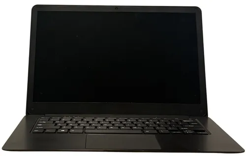 Flat Black Laptop With Black Keyboard