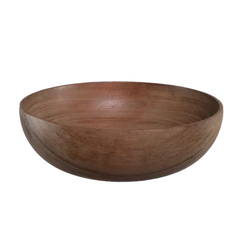 Raw Walnut Wood Serving Bowl