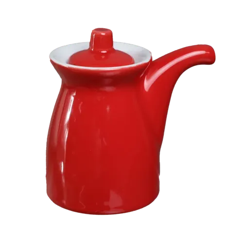 Turkey Red Creamer With Lid 