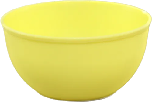 Small Yellow Plastic Serving Bowl