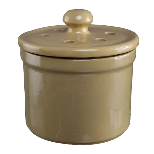 Natural Wheat Vented Ceramic Canister