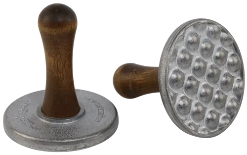 Wood & Metal Mermaid Scales Pattern Cookie Stamp 