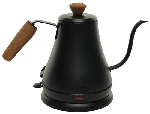Black Matte Gooseneck Metal Electric Tea Kettle