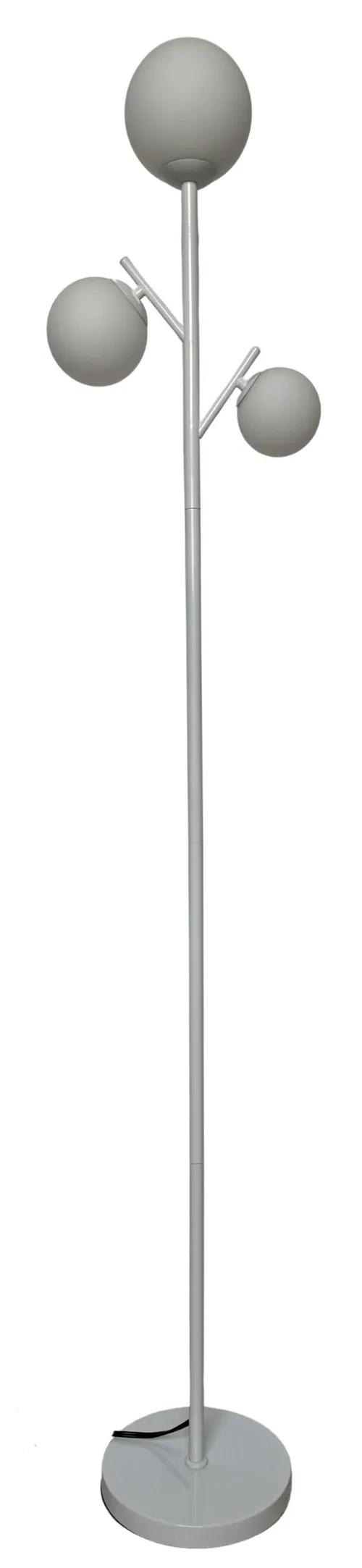 White 3 Globe Light Floor Lamp