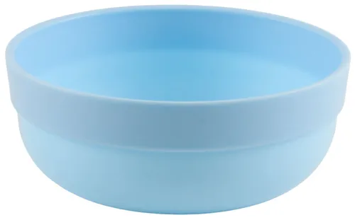 Baby Blue Plastic Bowl