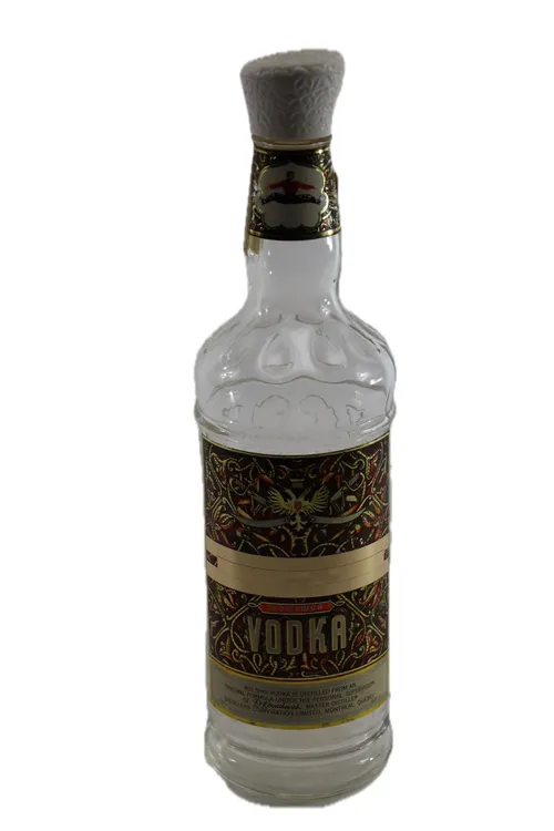 Russian Vodka Liquor Bottle