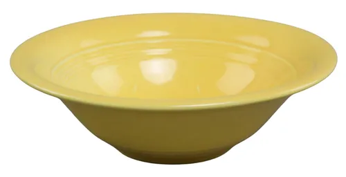 Solid Yellow Ceramic Bowl