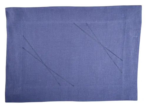 Blue Linen X Placemat