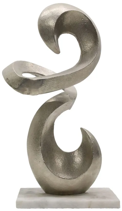 Aluminium Sculpture On Marble Base