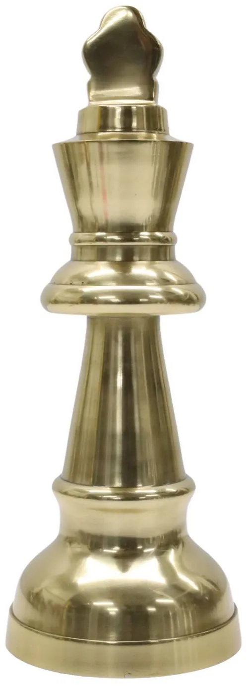 Gold Metal Chess King