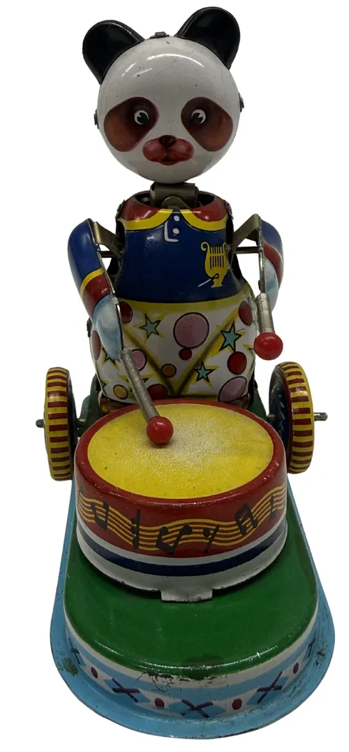 Tin Windup Bear Playing Drum