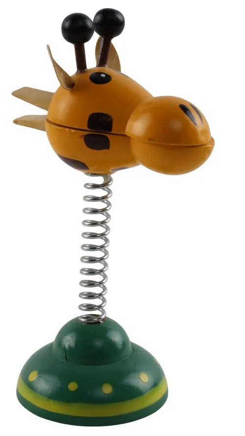 Giraffe Clip Holder On Spring Base
