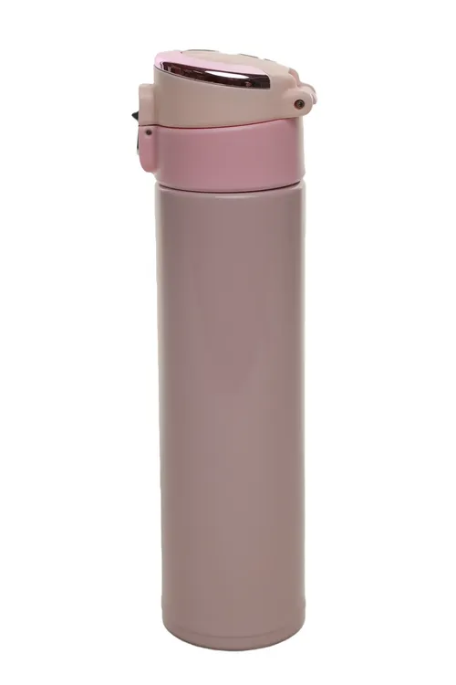 Pastel Cameo Pink Metal Travel Mug Thermos