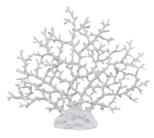 White Resin Coral Sculpture